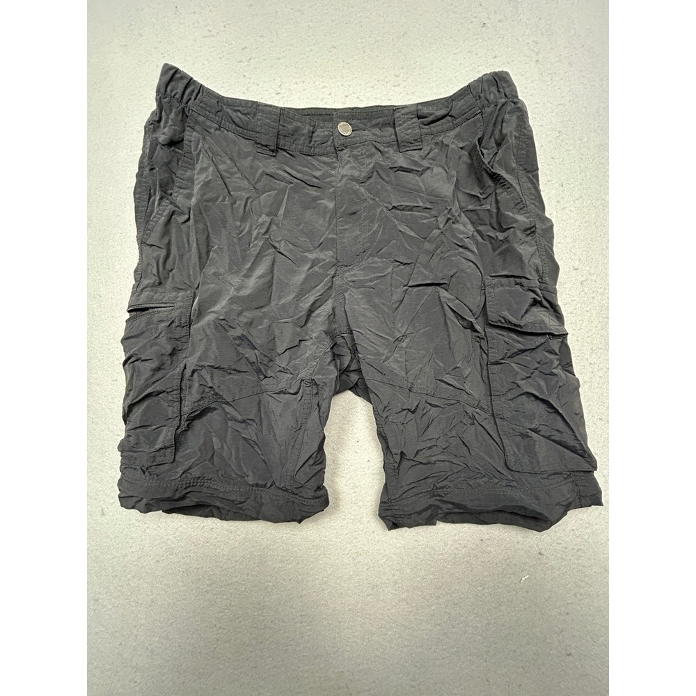 Columbia Cargo Shorts Nylon Dark Gray 34 Mens